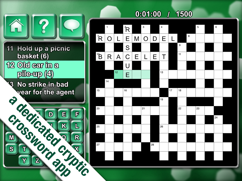 Digital App Cryptic Crosswords Puzzler